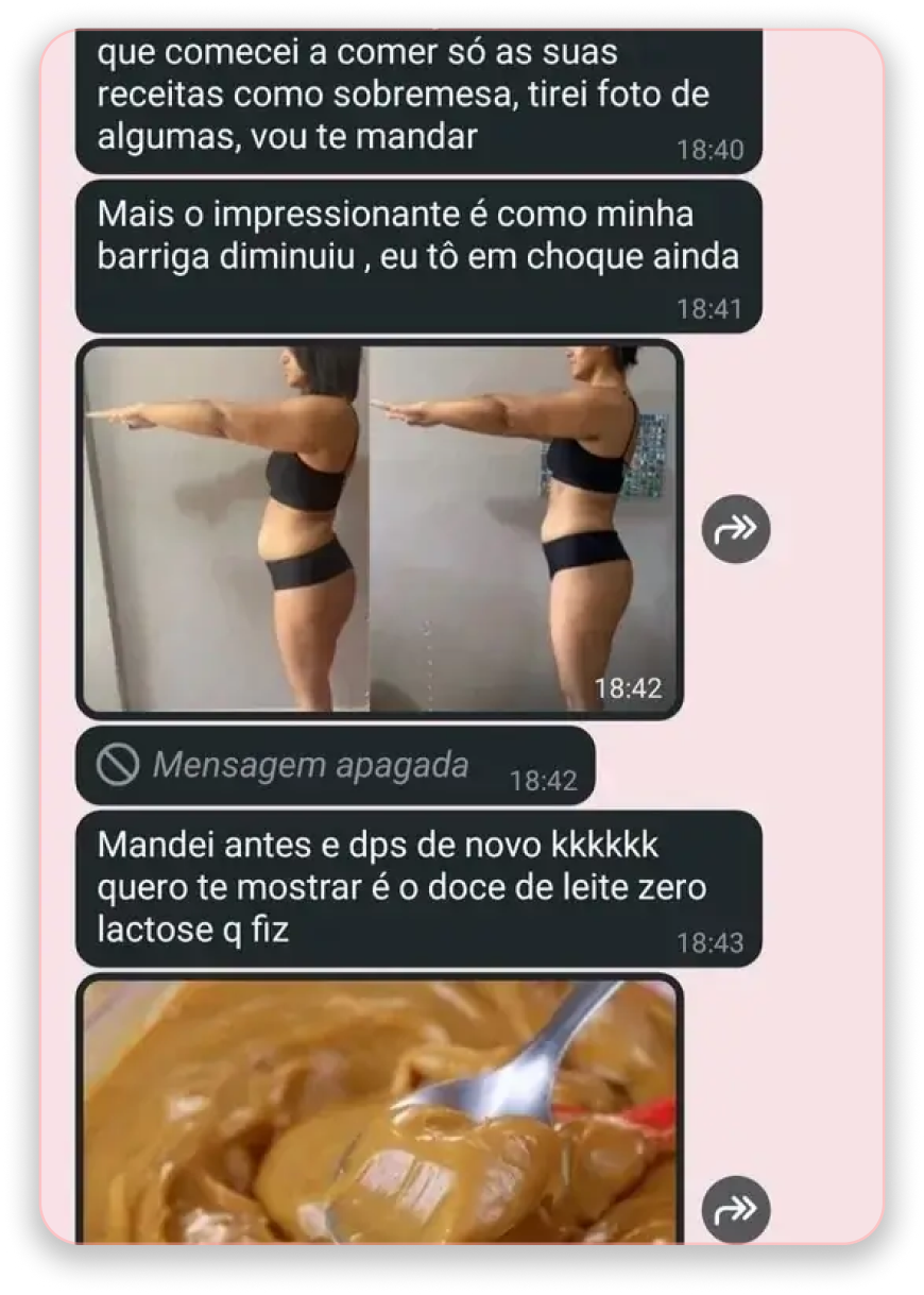 Receita doce fit