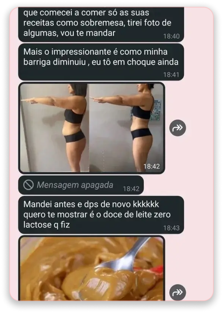 Doce saudável pronto