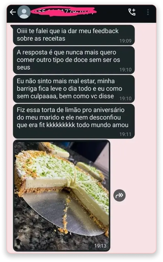 Depoimento de aluna