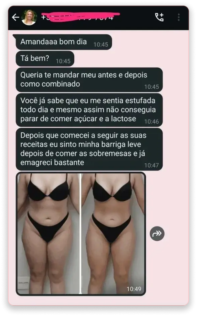 Depoimento de aluna