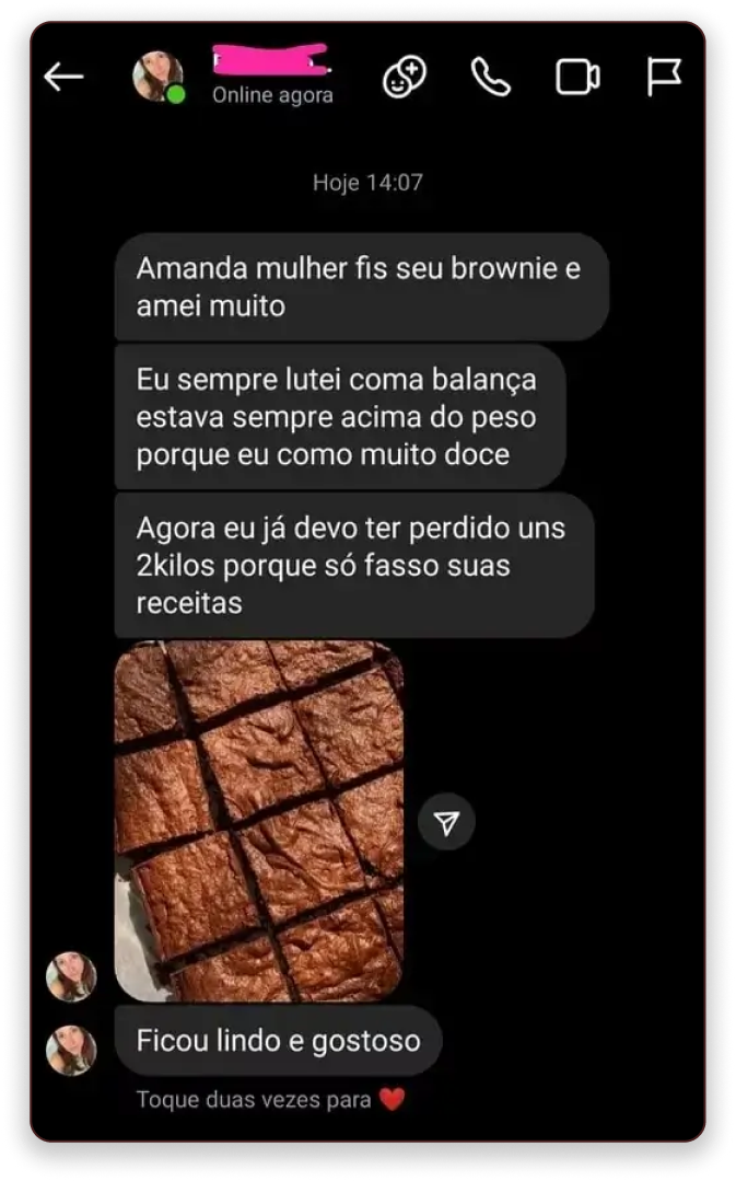Depoimento de aluna
